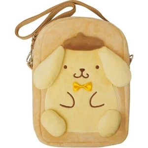 Bolso de Hombro Pompompurin Peluche Pochette Personajes Sanrio Amarillo Lindo NUEVO - Imagen 1 de 7