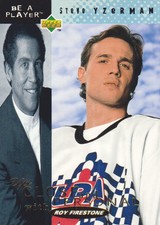 1994-95 Be A Player Hockey Up Close & Personal #UC5 Steve Yzerman Red Wings