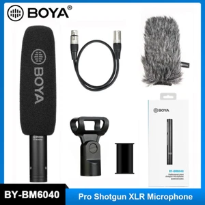 Boya BY-BM6040 Cardioid Shotgun Microphone Condenser Mic for Interview Recording - Picture 1 of 12