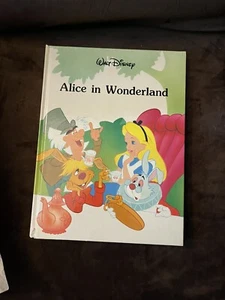 Walt Disney Alice in Wonderland Hard Back Book Vintage 1992 - Picture 1 of 3