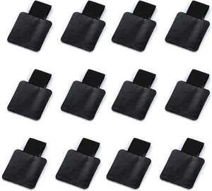Pen Loop Holder Set, 12 Pack Self-Adhesive Pencil Holder Elastic 12 Black - Picture 1 of 3