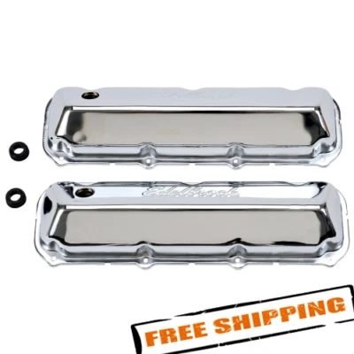 Edelbrock 4463 Signature Series Valve Covers for Ford 429/460 V8 - Image 1 of 4