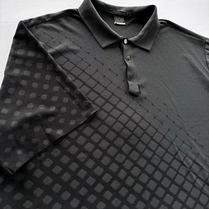 Nike Tiger Woods Platinum Herren XL Dri-Fit Golf Polo Black Diamond. LESEN! - Bild 1 von 10