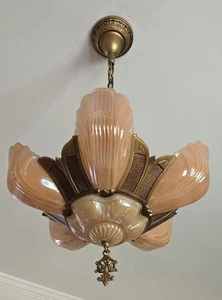 Markel lampadario paralume scorrevole lampadario antico vintage - Foto 1 di 12