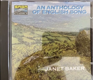 AN ANTHOLOGY OF ENGLISH SONGS - Janet Baker / Martin Isepp CD AS NEW! Saga - Picture 1 of 2