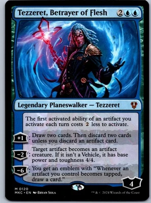 Tezzeret, Betrayer of Flesh M Commander: Murders at Karlov Manor 120 NM - Image 1 of 2