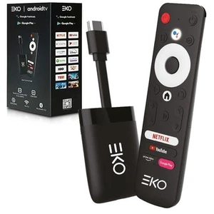 EKO TV STICK 4K ULTRA HD TELECOMANDO ANDROID 10 TV HDMI 8GB CHROMECAST HDR10 - Foto 1 di 11
