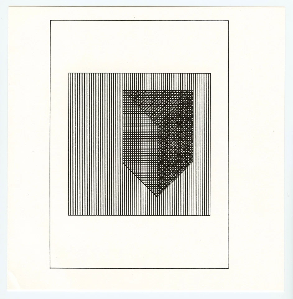 Sol LeWitt шелкография - напечатано в 1984 n - Изображение 1 из 1