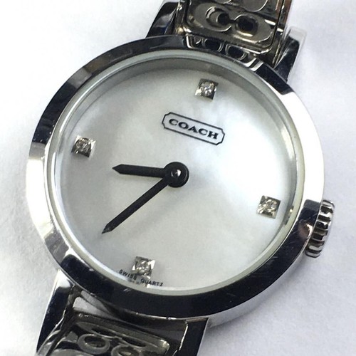 Orologio Coach Signature Studio Quadrante Conchiglia Donna Argento Acciaio Inox Quarzo 3A