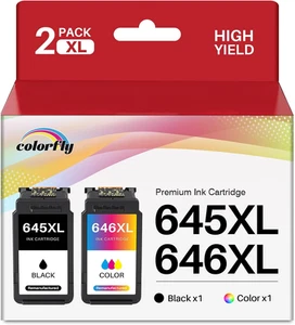 PG645XL CL646XL Ink Cartridges Replacement Canon Combo Pack PG-645 & CL-646 I... - Picture 1 of 16