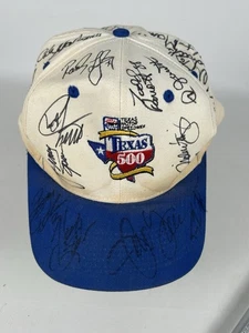 NASCAR Texas 500 Inaugural Race Autographed Hat RICHARD PETTY, CALE YARBOROUGH - Picture 1 of 12