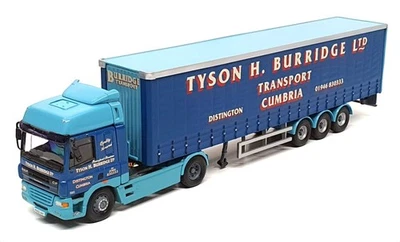 Corgi 1/50 Scale CC13603 - DAF CF Curtainside (Tyson H. Burridge Ltd) Blue - Image 1 of 4