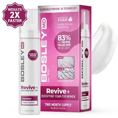 BosleyMD Revive+ Densifying Hair Regrowth Foam for Women (2 Month Supply) - Image 1 of 4
