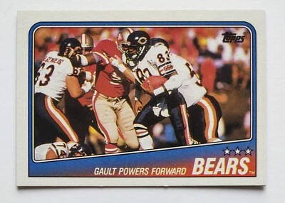GAULT POWERS FORWARD 1988 Topps Football #68 Chicago Bears - Image 1 of 2