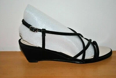 Sandalias Caparros para mujer Leighton negras con estrás de tacón medio - talla 5,5 Foto 1 de 4