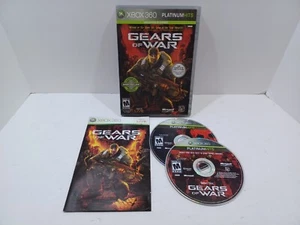 Gears of War Two Disc Edition Platinum Hits (Microsoft Xbox 360, 2009)Complete - Picture 1 of 3