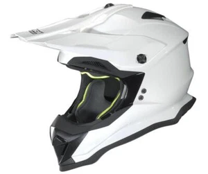 SIZE M 57-58 CM 2022 NOLAN N53 OFF ROAD DIRT TRACK HELMET 015 SMART WHITE - Picture 1 of 1