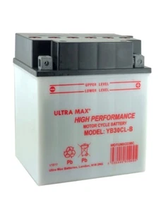 Ultramax YB30CL-B Jetski Battery YB30CLB CB30CL-B AGM - Picture 1 of 2