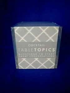 Nuevo Precintado Mesa de Cóctel Temas Preguntas Para Iniciar Gran Juego de Conversaciones - Imagen 1 de 4
