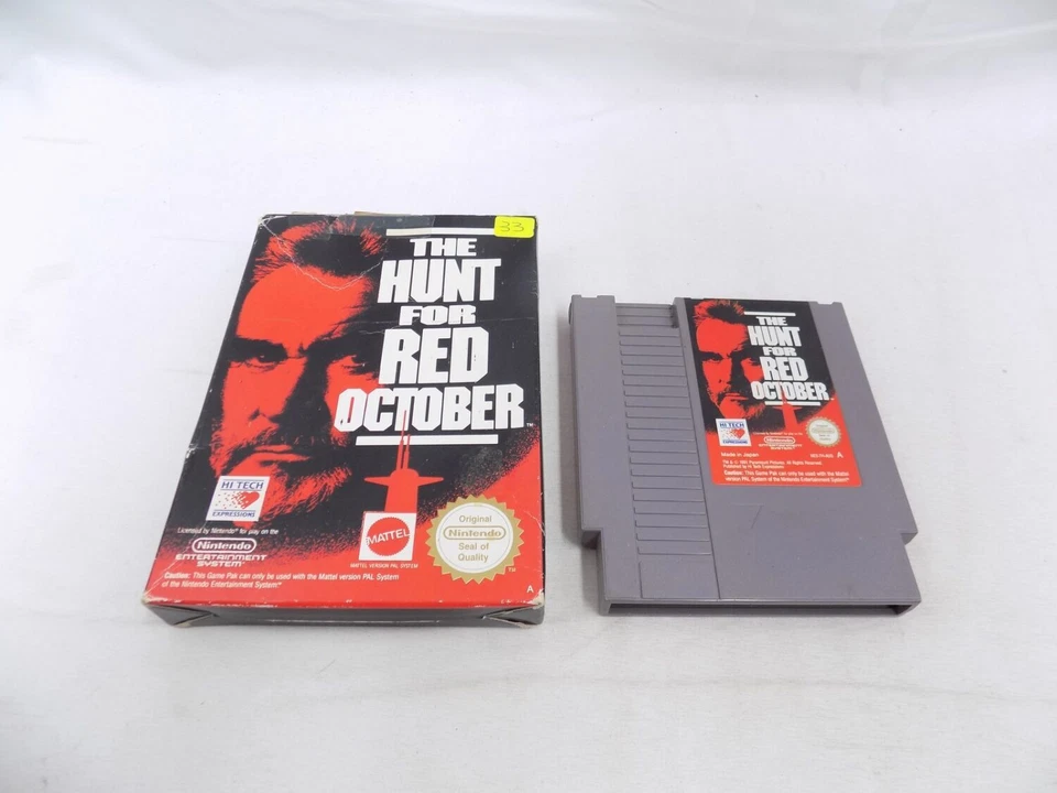 Boxed Nintendo Entertainment NES The Hunt For Red October - No Manual -PAL- - Image 1 of 3