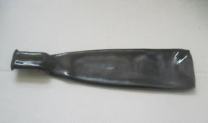 Bandeja para servir botella de vidrio fundido para queso y galletas 14,5x3,75 vintage - Imagen 1 de 15