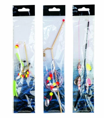 Fladen Boom Rig With Pearls - 3 Models Fluke Rig Sea Compartment Fluder - Bild 1 von 2