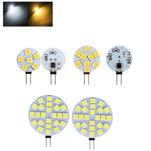 1x 10x G4 DC 12V LED Light Bulbs 5050 SMD Board 1.2W 2.4W 5W bi-pin White Lamps - Picture 1 of 19