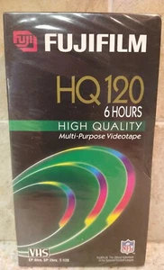 Fuji Film VHS Blank Video Tapes 6 hours HQ 120 High Quality - Picture 1 of 6