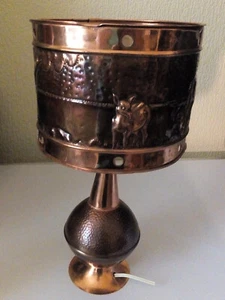 Lámpara de cobre de metal + resina estilo industrial - ¡Necesita algo de atención! Artesanía - z6 - Imagen 1 de 11