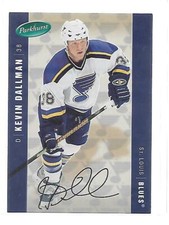 2005-06 Parkhurst Facsimile Auto Parallel #428 Kevin Dallman Blues /100 SP 