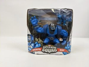 NEW 2007 HASBRO MARVEL SUPER HERO SQUAD APOCALYPSE & BEAST FIGURE SET X-MEN - Picture 1 of 9