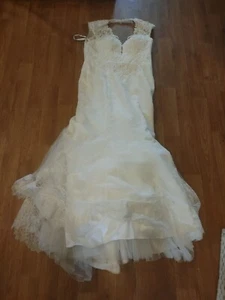 Galina Signature Wedding Dress Size 6 Style Swg681 - Picture 1 of 6