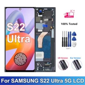 Für Samsung Galaxy S22 Ultra 5G LCD Display Digital Touchscreen mit Fingerabdruck - Bild 1 von 19