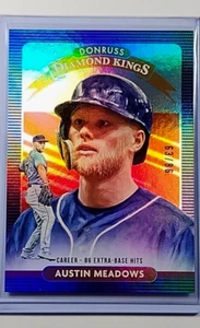 Donruss Career Stat Line Diamond Kings DK 2020 púrpura #15 Austin Meadows/86 - Imagen 1 de 2