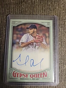 2016 Topps Gypsy Queen - Autographs Green #GQA-ER Eduardo Rodriguez 26 /99 (AU) - Picture 1 of 2