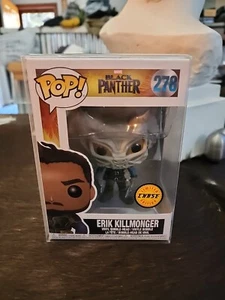 Funko Pop! Marvel Black Panther Erik Killmonger #278 Verfolgungsjagd mit Beschützer - Bild 1 von 6