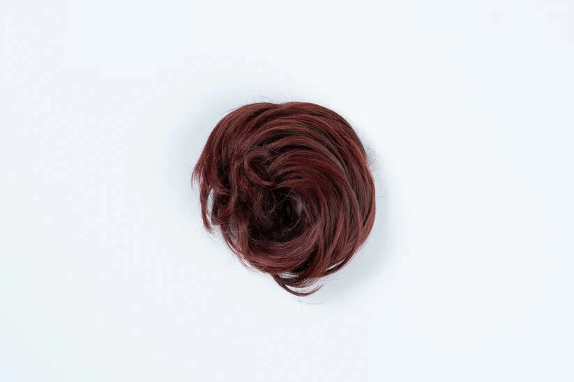 EXTENSION CHIGNON LISCIO "VIP" IN FIBRA  Fermacoda con elastico - Immagine 1 di 1