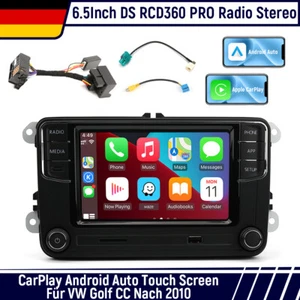DS RCD360 Carplay MirrorLink Bluetooth Autoradio Nach 2010 RCD330 Für VW Skoda - Bild 1 von 7