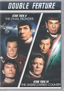 STAR TREK V: THE FINAL FRONTIER/STAR TREK VI: THE UNDISCOVERED COUNTRY DVD (M1) - Picture 1 of 2
