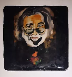 Jerry Garcia Art Coaster Tile Sacred Heart Series - Picture 1 of 4