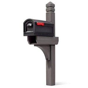 Timberview Mailbox and Post Kit SureShut Magnetic Closure Mounting Hardware - Picture 1 of 5