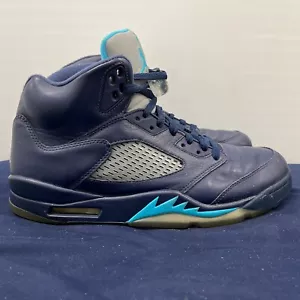 Nike Air Jordan 5 Retro Pre-Grape 2015 - Size 10.5 - 136027-405 Mens Navy Blue - Picture 1 of 8