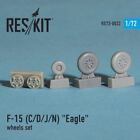 Roues en résine pour F-15 (C/D/J/N) "Aigle", jeu de roues 1/72 ResKit 72-0022