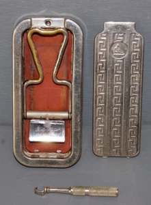 Juego de navaja Rolls vintage con estuche y correa incorporada, la navaja Whetter - Imagen 1 de 5