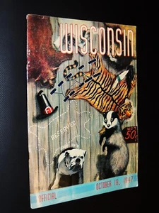 Yale vs. Wisconsin Programm 18. Oktober 1947 - Bild 1 von 2