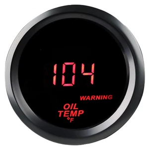 2" 52Mm Oil Temp Temperature Gauge Meter Kit 104-302℉ DC12V with Sensor for Car - Picture 1 of 12