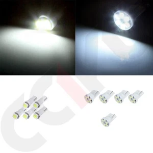 White Instrument Panel Cluster LED Bulb Light Lamp T5 T10 Kit For Jeep Cherokee - Picture 1 of 12
