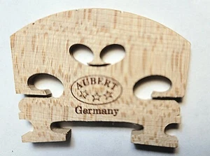 Aubert 4/4 Violin Bridge, 3 star, Made In Germany, not fitted FREE SHIPPING! - Picture 1 of 1