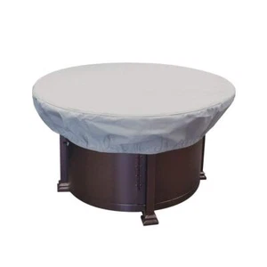 SimplyShade 43" Polyester Protective Cover for Fire Pit/Ottoman in Gray - Picture 1 of 1