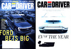 2 Car & Driver Magazines 2022 June/Aug & Sept Ford F-150 Ukraine In Dacia Jogger